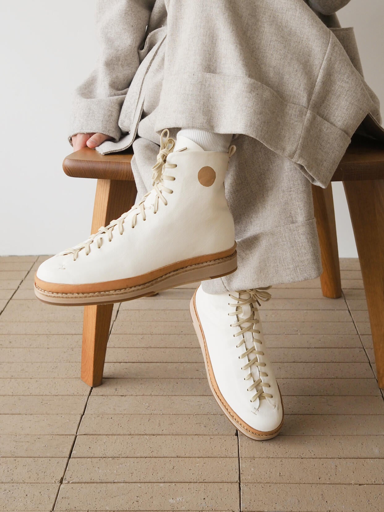 Leather Casual Shoes Platform Boxing Board Shoes