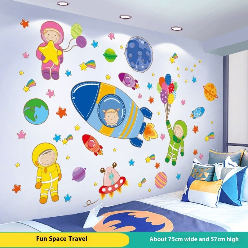 Spaceman Astronaut Wall Decorations Stickers