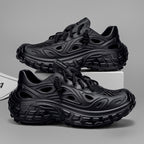 Summer Outdoor Non-slip Sandals Men's Thick-soled Poop Feeling Couple Hole Shoes Covered Heel Slippers