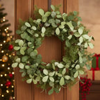 Christmas Cedar Wreath Full Luxe Greenery Holiday Door Festive Pinecone & Berry Accent FBA Shipment - The Premium