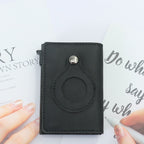 Leather Card Case Automatic Card Wallet Anti Lost