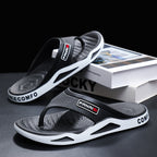 Men's Wear-resistant Casual Outdoor Wear Slippers For Summer Soft Back Thick Back Fashion Flip-flop