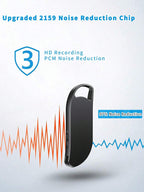 64GB Digital Voice Recorder, USB C Interface, Voice Activation And Noise Reduction, Suitable For Lectures, Meetings, Interviews, 900 Hours Of Large Capacity, Metal Casing