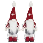 2PCS Set Christmas Gnomes Holiday Decor Cute Tabletop Ornaments For Party Gifts & Home Display FBA Shipment - The Premium
