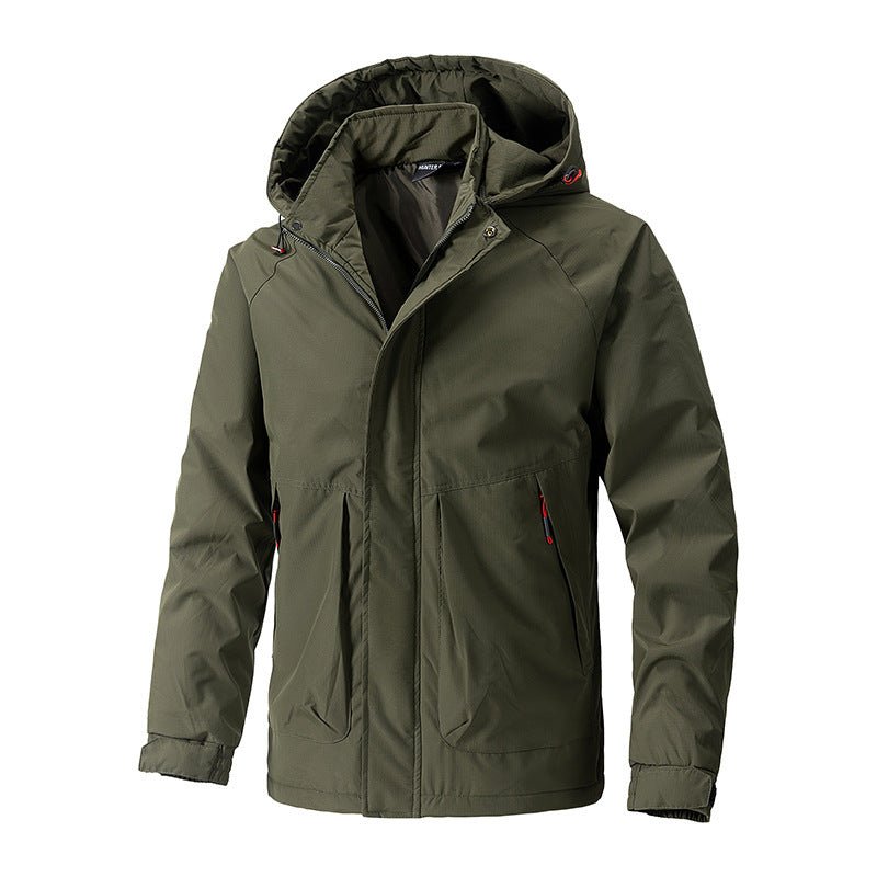 Men's Outdoor Casual Hooded Fashion Shell Jacket