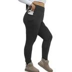 Fleece Lined Padded Warm Keeping Outer Wear Tappered Pencil