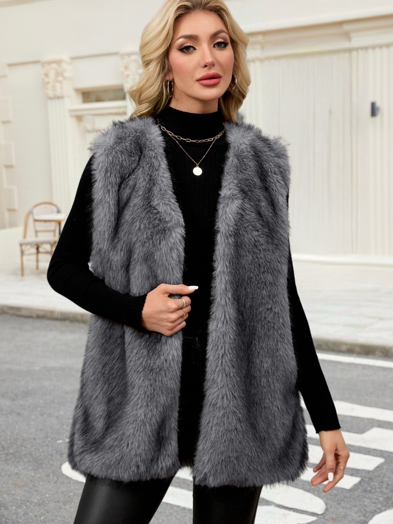 High-end Warm And Fashionable Fleece Vest