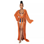 European And American Women's Clothing Dress Fashion Sun Protective Blouse