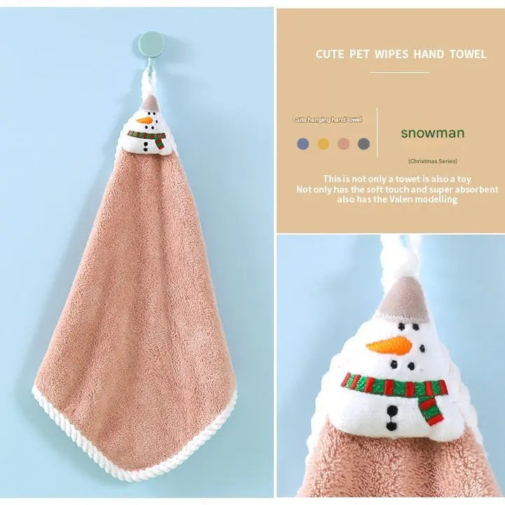 Christmas Theme Hand Towel--1pcs - The Premium