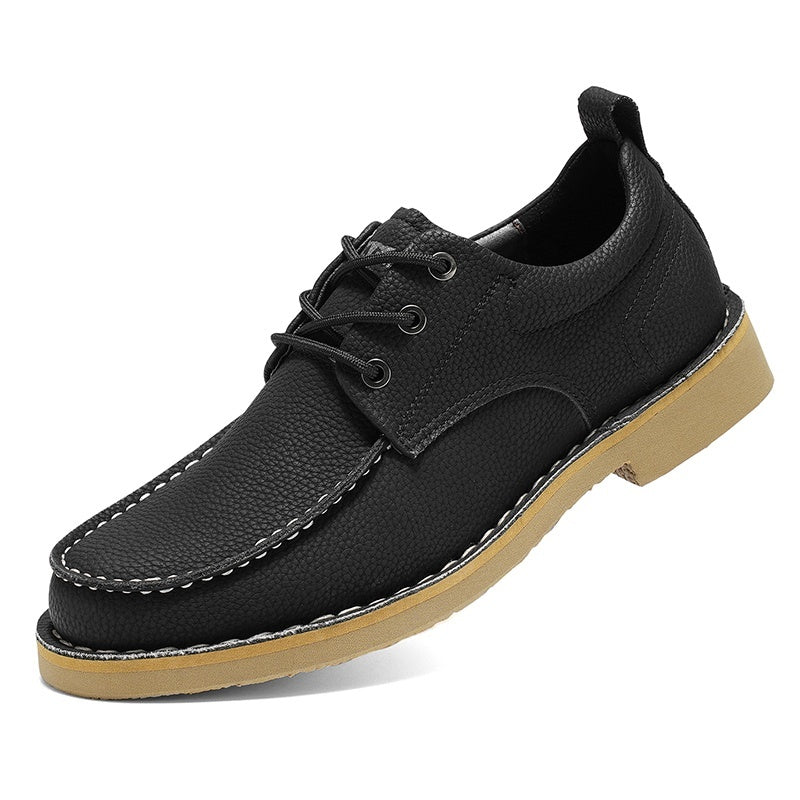 Autumn New Casual Leather Shoes Men's Casual Daily