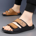 Outdoor Slippers Men's Non-slip Casual Adjustable Color Matching Slippers