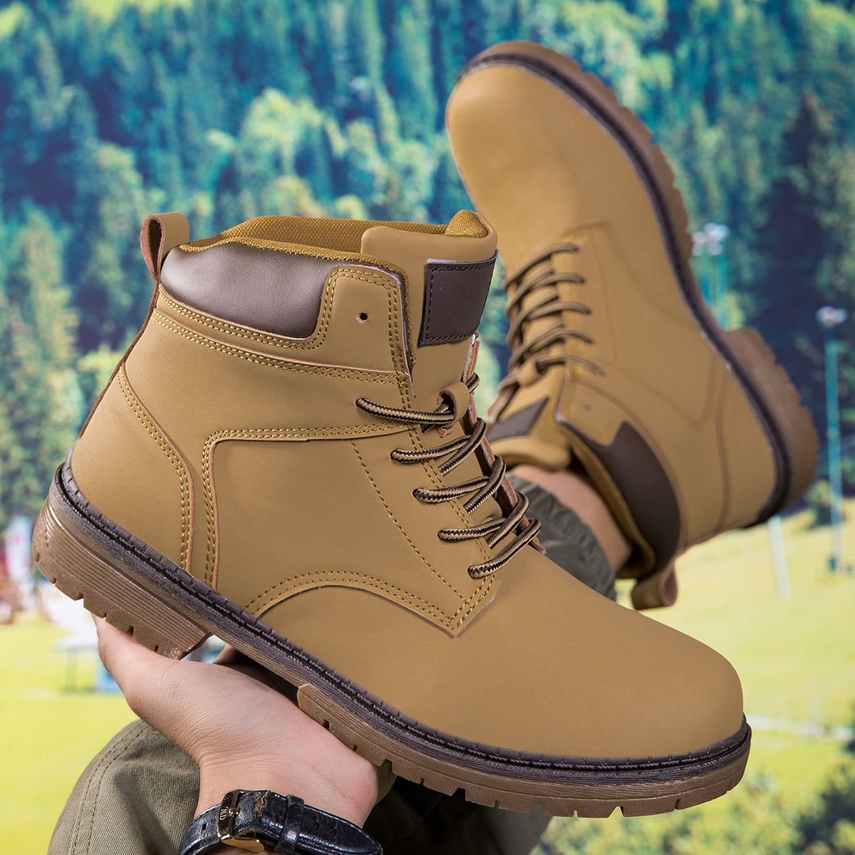 Casual Men's Boots High Street Style