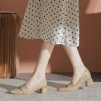 Chunky Heel High-heel Commuter Shallow Shoes