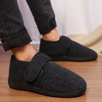 New Cotton Slippers Bag Heel Men's Winter Home Indoor Platform Warm