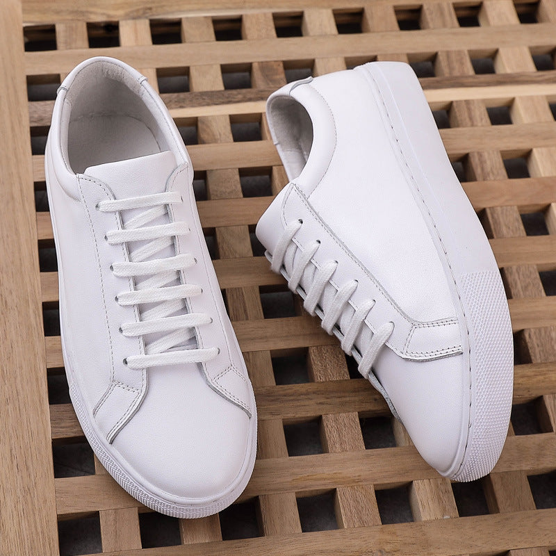 Men's Fashion Casual Leather Shoes Platform