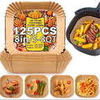 125 Pieces Of Air Fryer Baking Paper