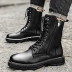 Autumn And Winter Plus Size Men's Long High-top Martin Boots