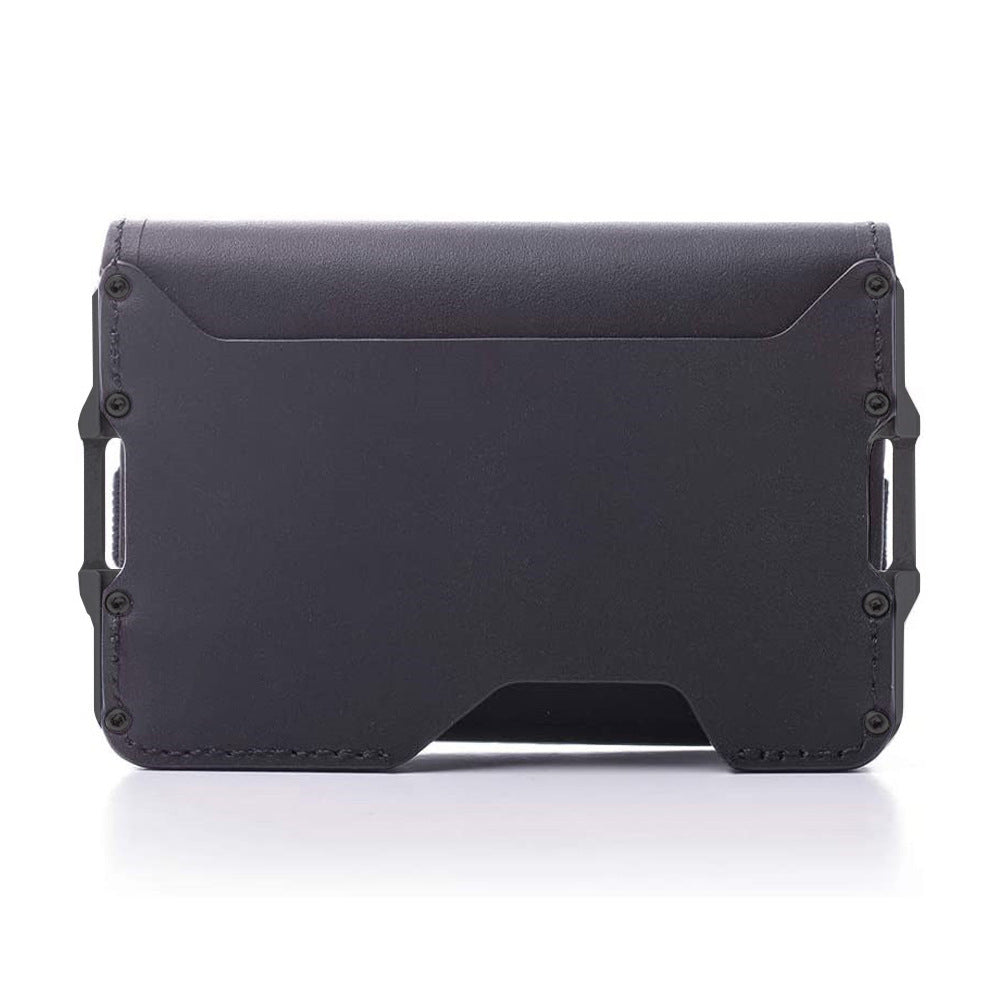 New Men's Rfdi Anti-theft Brush Outdoor Aluminum Alloy Wallet