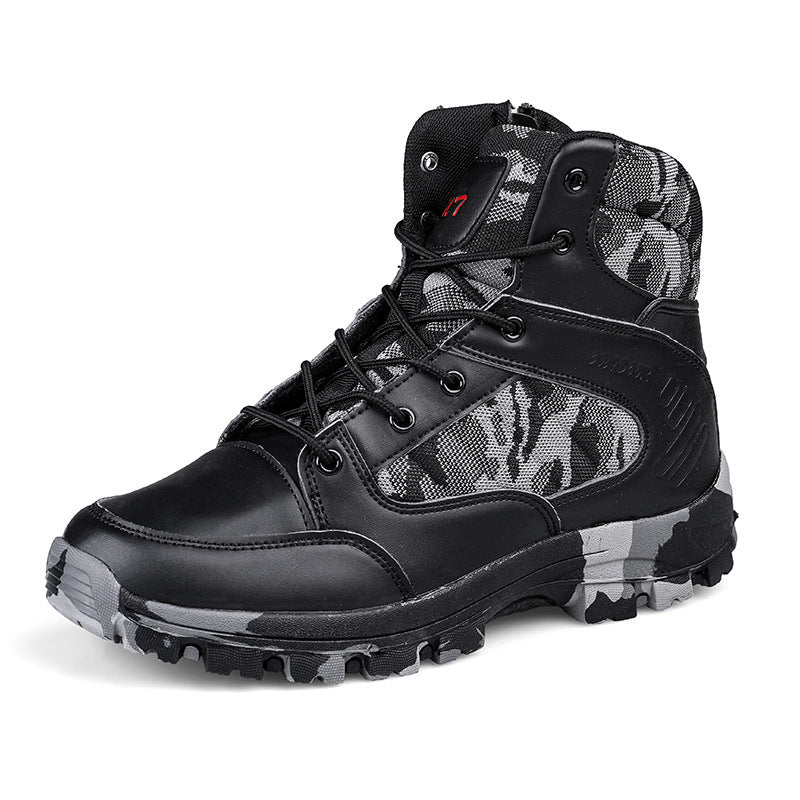 Outdoor Travel Men's High-top Hiking Shoes