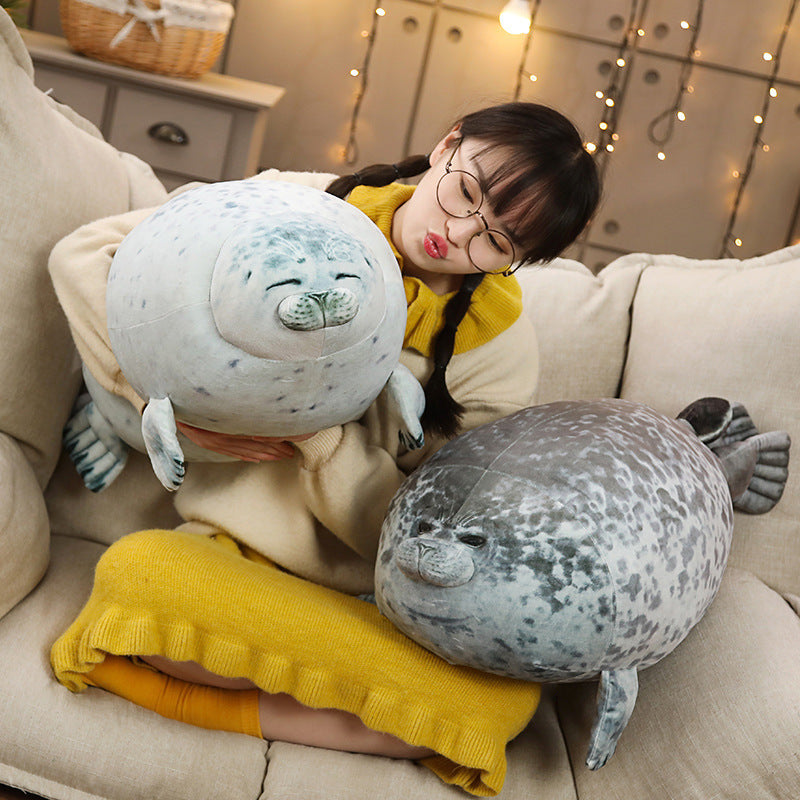 Large Seal Pillow Doll Aquarium Plush Toy