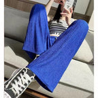 Casual New Straight-leg Draped Women's Loose Korean-style Floor-length Pants