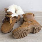 Brown Outdoor Snow Boots Cold Weather Boots