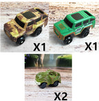 Children's Electric Assembled Track Racing Simulation Animal Tyrannosaurus Dinosaur Toy Puzzle Boy Gift