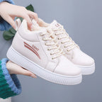 Warm Slugged Bottom Leather Surface Trendy High Top Cotton Boots