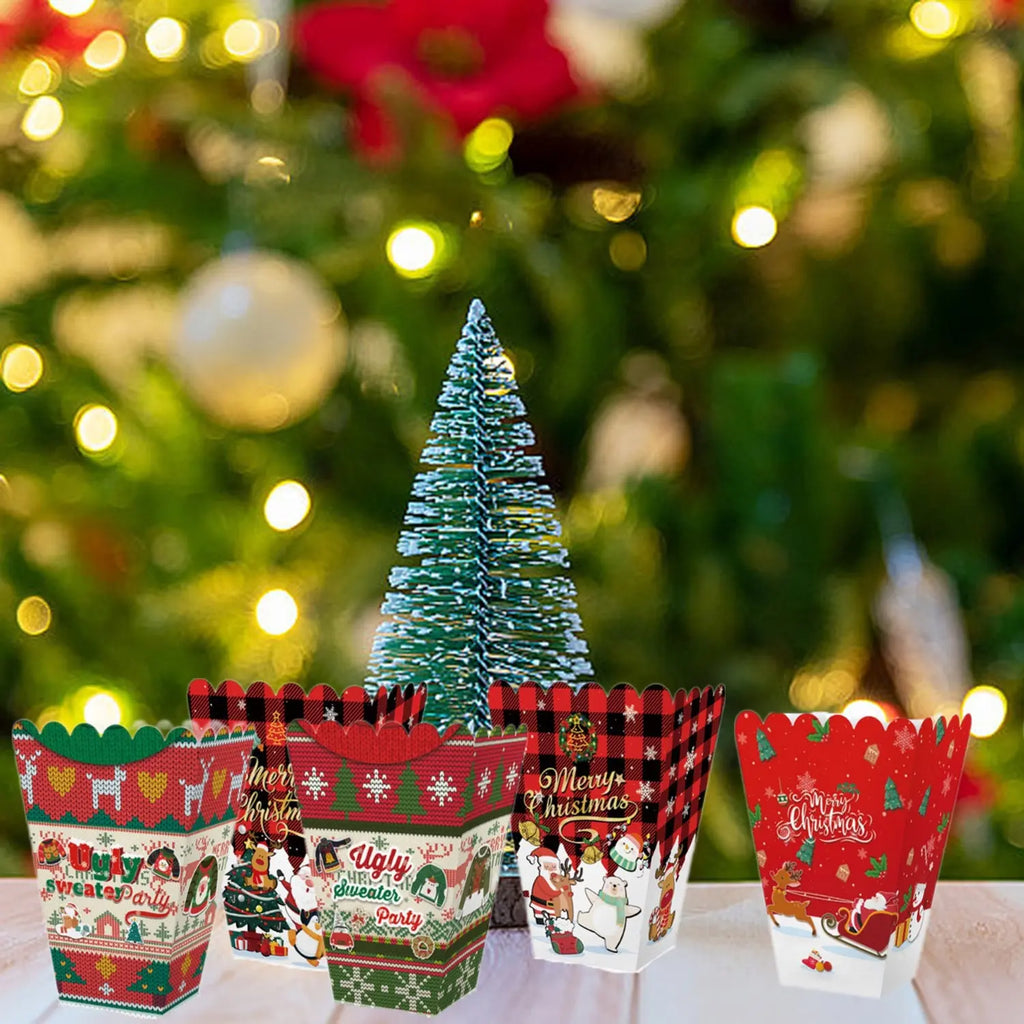 18PCS Christmas Popcorn Boxes - The Premium