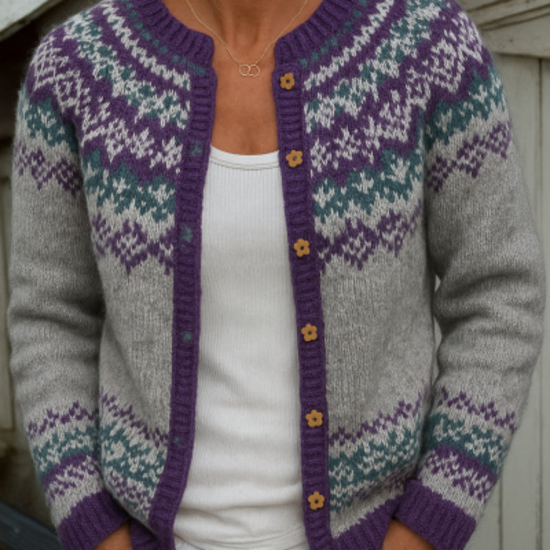 Women's 3D Digital Printed Cardigan Coat