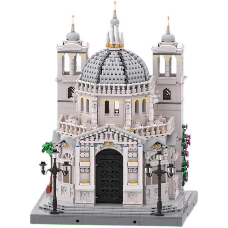 Salute Ankang Notre Dame Church Large Landmark Plastic Toys