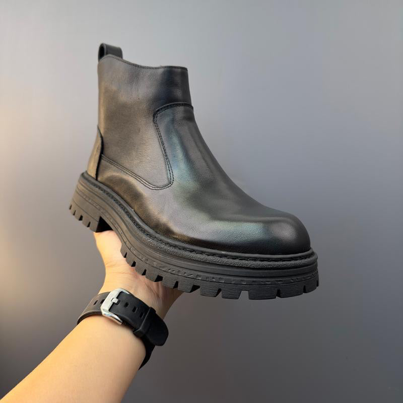 Autumn And Winter New Chelsea Boots Men's Business Shirt