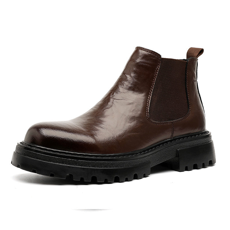 Low-top Martin Boots Mid-top British Style Men's Shoes