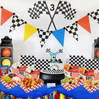 48 Pcs Race Car Theme Party Supplies Decorations Set - The Premium