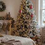 4PCS Set  Christmas Glass Ball Ornaments Holiday Tree Hanging Decorations Party Decor Supplies FBA Shipment - The Premium