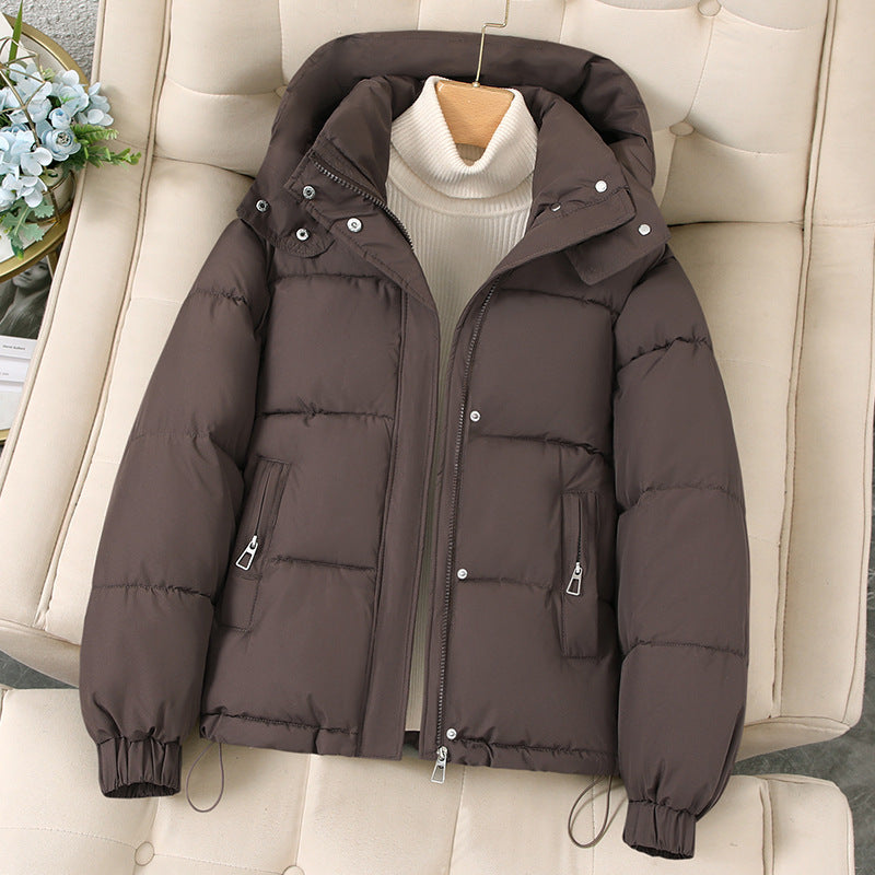 Hooded Thick Padded Coat For Petite Winter Jacket