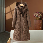Down Cotton Coat Women's Mid-length Jacket