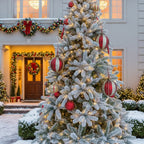 4PCS Set  Christmas Glass Ball Ornaments Holiday Tree Hanging Decorations Party Decor Supplies FBA Shipment - The Premium