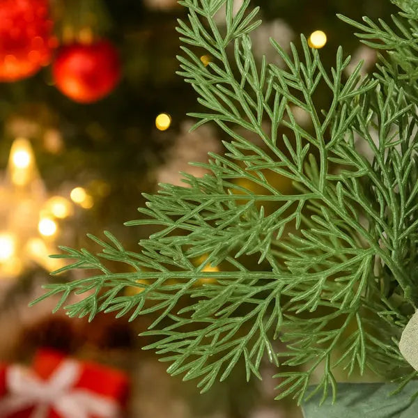 Christmas Cedar Wreath Full Luxe Greenery Holiday Door Festive Pinecone & Berry Accent FBA Shipment - The Premium