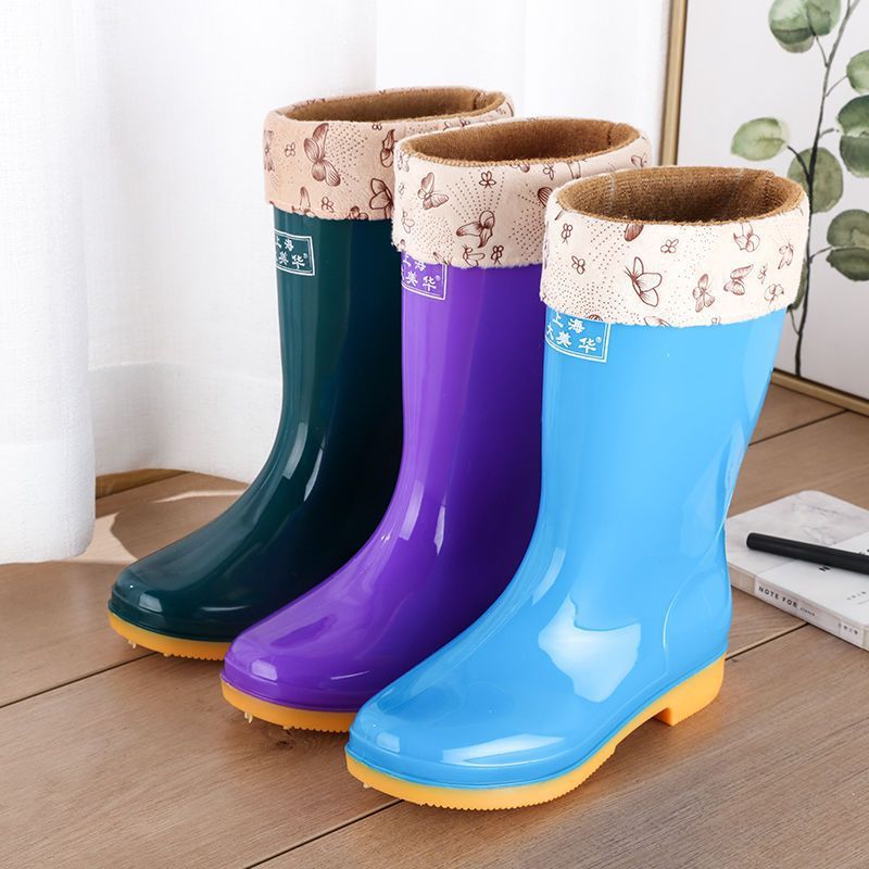 Wool Cotton Warm Non-slip Rain Boots