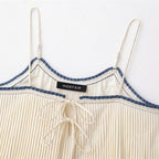 Spring New European And American Sexy Design Sense Niche Versatile Women's Vest Tank Top