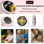 Round Screen Smartwatch, 1.43in HD 3ATM Waterproof, Equipped With Heart Rate Detection, Sleep Monitoring, And Step Tracking,100 Sports Modes Movement Monitor Holiday Gifts Fashion Watches