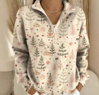 Half-zip Pullover Hoodie Outdoor Sports T-shirt Long Sleeve