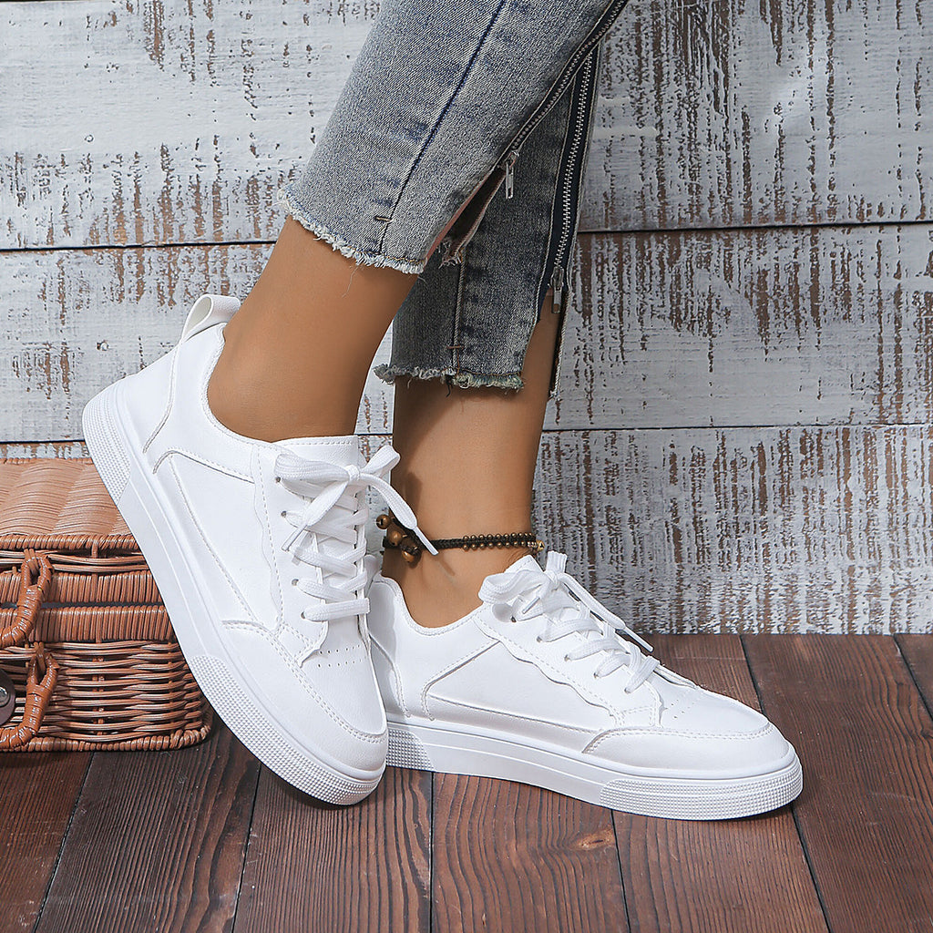 Spring New Ins Trendy Students Versatile Casual Sports White Shoes