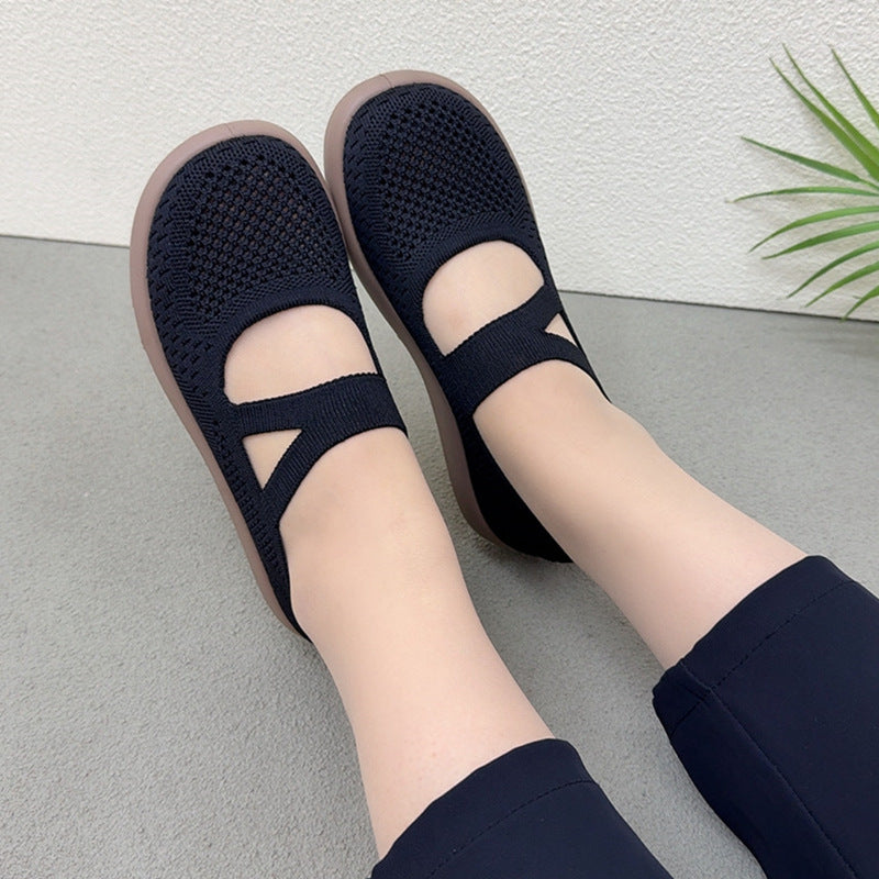 Fabric Women's Flat Casual Sports Flats