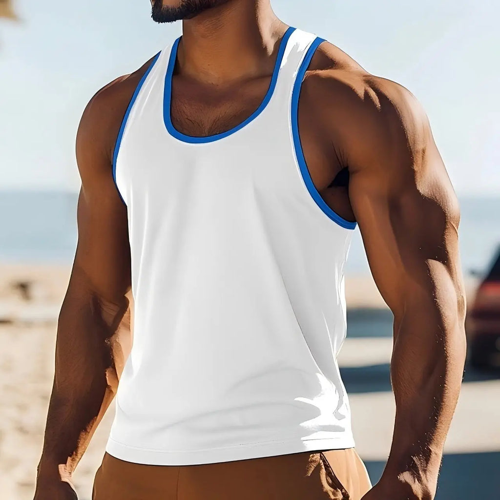New American Style Slim Fit Casual Sports Men's Summer Vest - The Premium