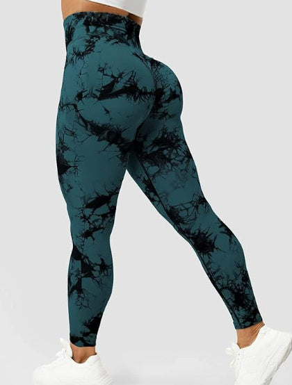 Smoke Series 2 Printed Sports Leggings Fitness Pants