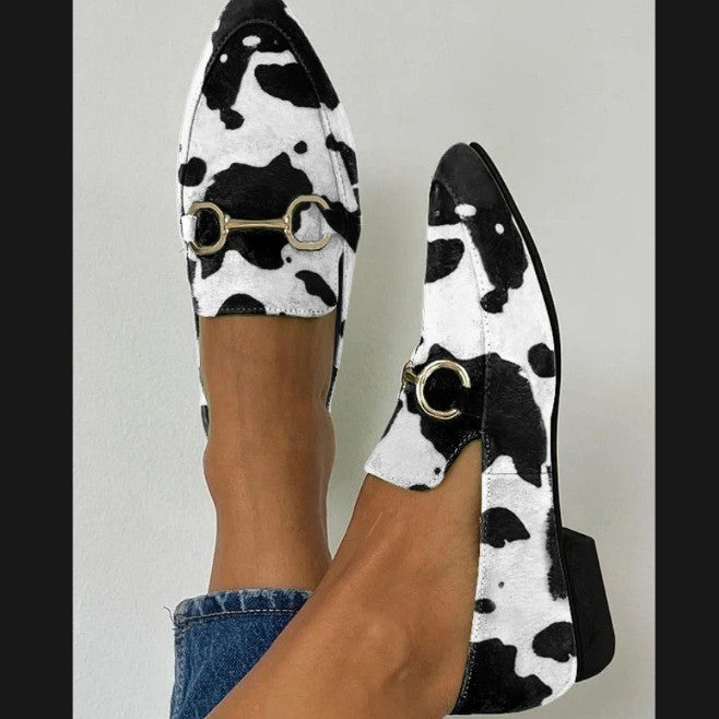 New In Spring And Autumn Pointed-toe Mules Shoes Low-cut Slip-on Leisure