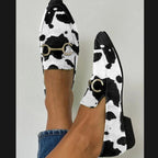 New In Spring And Autumn Pointed-toe Mules Shoes Low-cut Slip-on Leisure