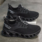 Large Size Autumn Fly Woven Mesh Casual Running Shoes